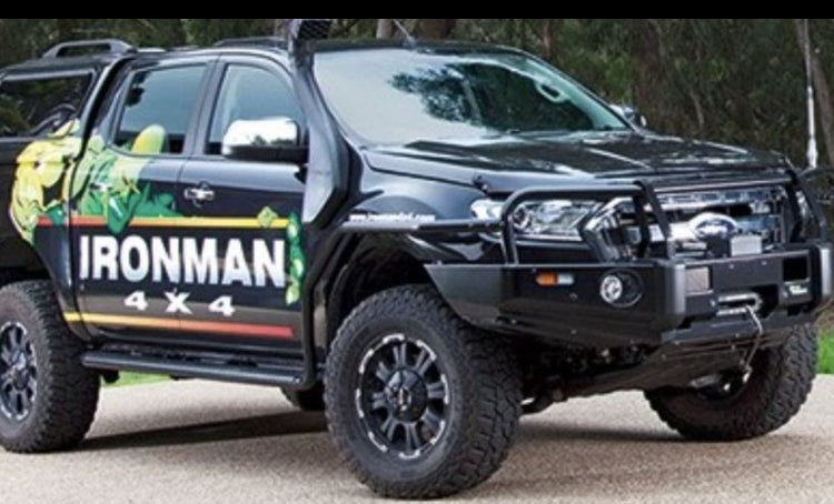 Ironman 4x4 Deluxe Commercial Bullbar Ford Ranger PXII 2015-7/2018, Ford Everest UA 2015-7/2018